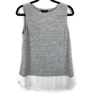 Banana Republic LuxeSpun Mixed Media Sleeveless Layered Top